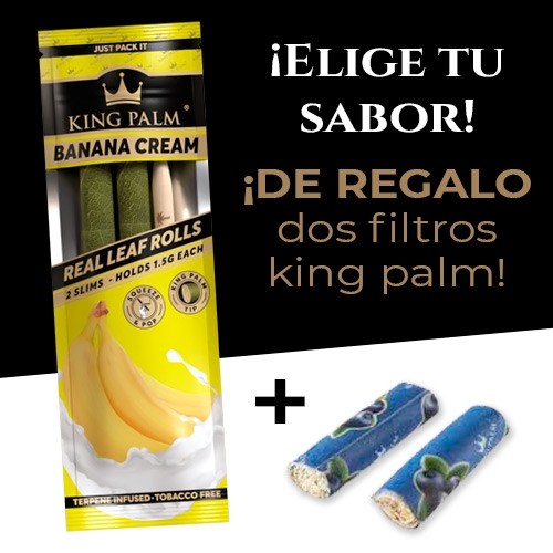 OFERTA King Palm Sabores Slim Unidad + Filtros 