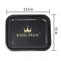 Bandeja King Palm Black Grande (13.5x11cm)
