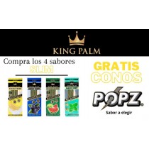 OFERTA x4 King Palm Sim + REGALO Popz Cones