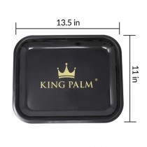 Rolling Tray King Palm Black Large (13.5x11cm)